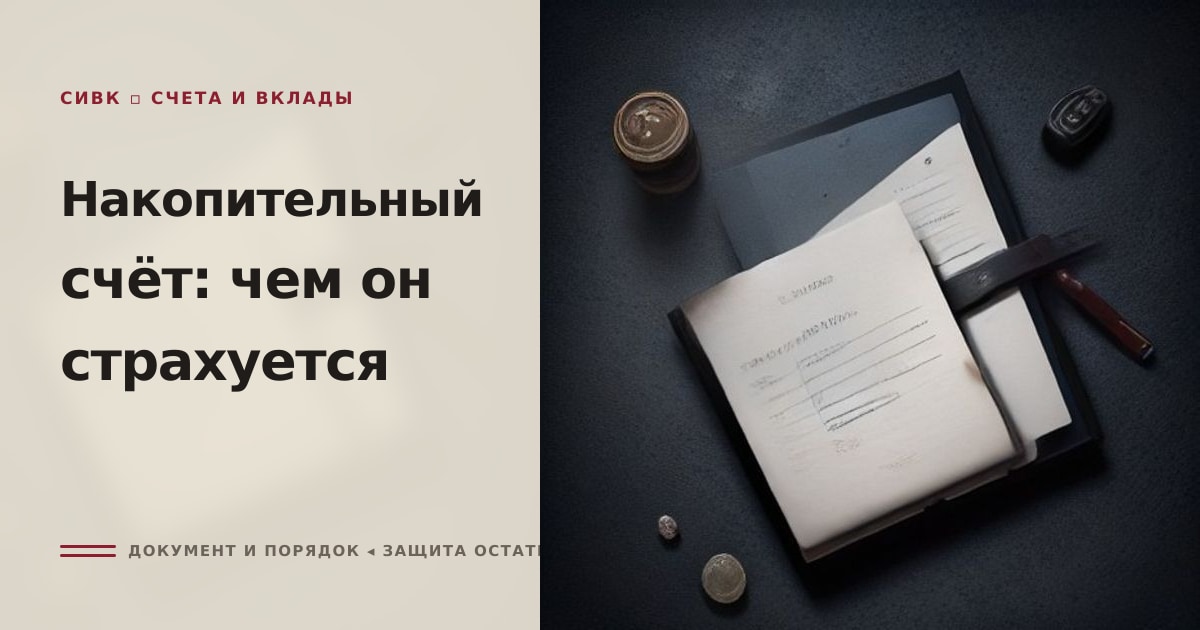 Иллюстрация к статье «Страхование накопительных счетов физических лиц: чем защита»